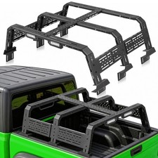 16-19 Adjustable Truck Bed Rack Wlight Overland For Colorado Silverado 1500