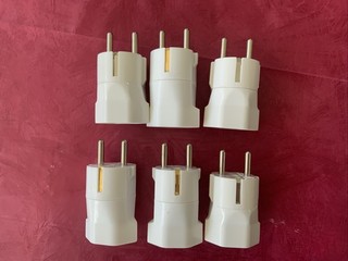 Steckeradapter Schweiz Deutschland 240 V 6 Stück