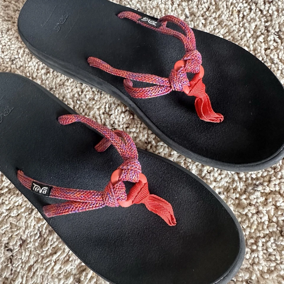 Женские повседневные сандалии-шлепанцы Teva Voya Tri размер 8 - Изображение 3 из 4