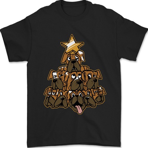 T-Shirt Donna Natale Con Renna Divertente – Tribal T-Shirts, Bianca, 100% Cotone - 3