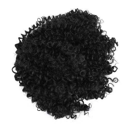 Long Black Curly Wave Drawstring Ponytail Extension Prevent Tangling Synthet UEE - Picture 18 of 23