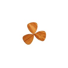 Wooden Guitar Picks 3 pcs, Wood Guitar Plectrums in Various Flexibility - LA16