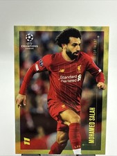 2020 Topps Lionel Messi Champions League Top Talents Mohamed Salah