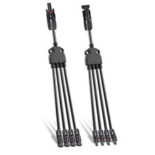 Solar Y Branch Connectors 1 Pair Parallel Connectors 1 to 4 M/FFFF + F/MMMM