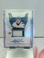 2024-25 The Cup Exquisite Endorsements Macklin Celebrini Rookie Patch Auto /50