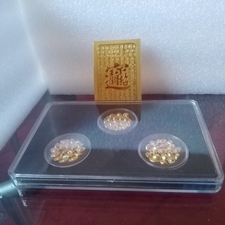 Golden Nuggets In Presentation Case.