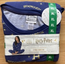 Harry Potter Ladies 2-piece Lounge Set, Blue, Size XL
