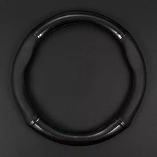 Carbon Fiber&Leather Car Steering Wheel Cover For TOYOTA uni Anti Slip 15"