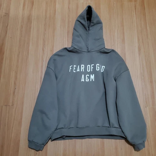 Felpa con cappuccio Fear Of God Essentials A&M XL