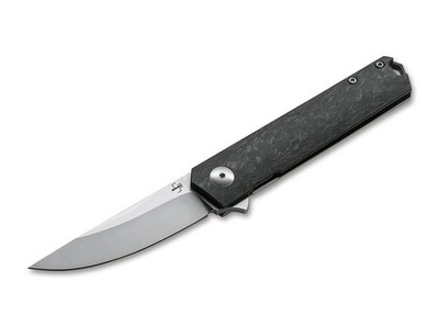 Boker Plus Lucas Burnley Kwaiken Compact Folding Knife 3'' D2 Blade Carbon Hndl.