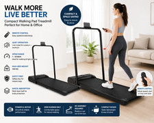X2JF Walking Pad Treadmill Foldable Electric Treadmill Remote Control