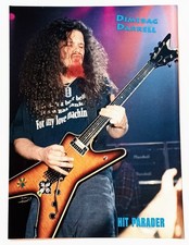 PANTERA~DIMEBAG DARRELL LIVE~1994 POSTER~FULL PAGE PRINT MAGAZINE PINUP CLIPPING