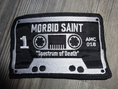 Morbid Saint Shape Patch Gestickt Thrash Metal Testament Sadus X3