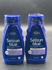 Selsun Blue 2-in-1 Antidandruff Shampoo & Conditioner, Maximum Strength 2-in-1