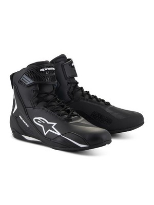 Alpinestars Faster 4 Motorradschuhe (Schwarz/Weiß) Gr: 12=(45,5)