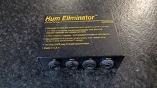 Ebtech 2-Channel Stereo AC Hum Eliminator 1/4" TRS Smart Jacks Untested