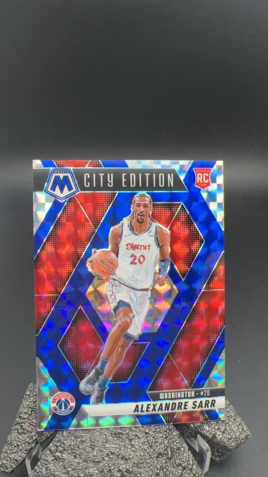 2024-25 Panini Mosaic Alexandre Sarr City Edition RC Choice Blue /45 #15827 S