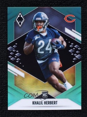 2021 Panini Phoenix Rookie Teal 108/150 Khalil Herbert #189 Rookie RC 0ky0