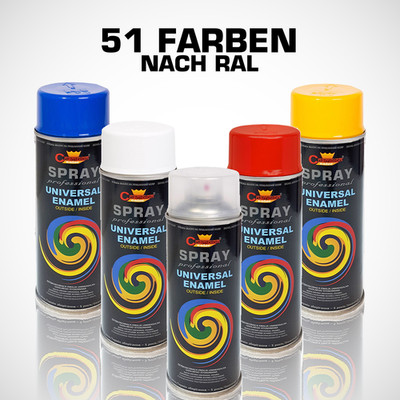 LACKSPRAYS CC nach RAL 400ml Spraydose Holz Metall
