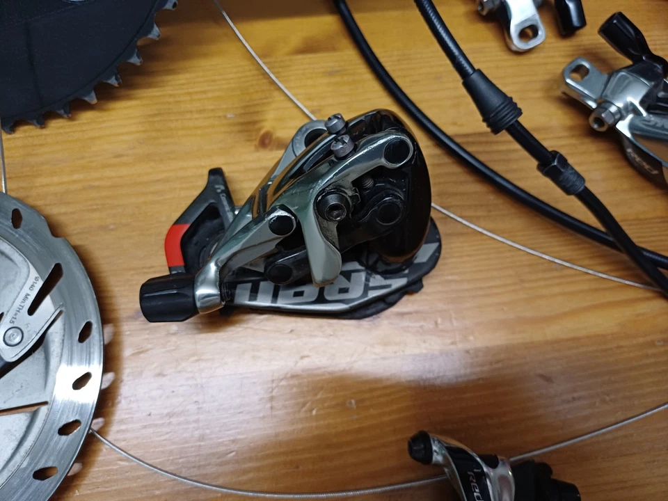 Gruppo Completo SRAM Red 22 2x11 Bici Corsa Dischi Shimano Freni Idraulici  - Immagine 4 di 4