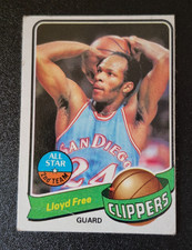 1979-80 79 Topps Basketball Lloyd World B Free #40 San Diego Clippers VG