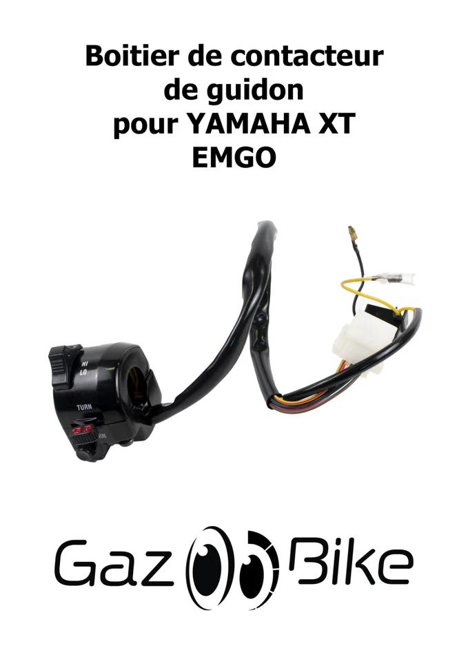 Boîtier de contacteur de guidon gauche pour YAMAHA XT 350 600 1984-1995 - Photo 2/2