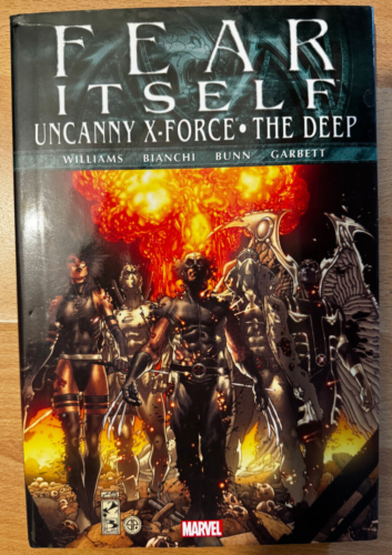 Fear Itself Uncanny X-Force Deep Hardback Hardcover Graphic Novel Marvel Bunn - Picture 1 of 2