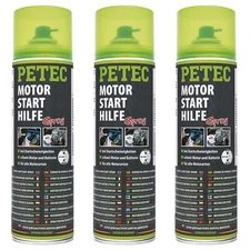 Petec 3x Engine Jump Starter Spray Start Spray 500ml