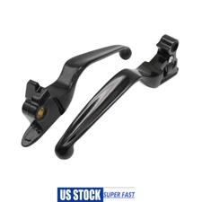 Black Brake Clutch Levers Pair For Harley Softail Model Low Rider S / ST 2018-24