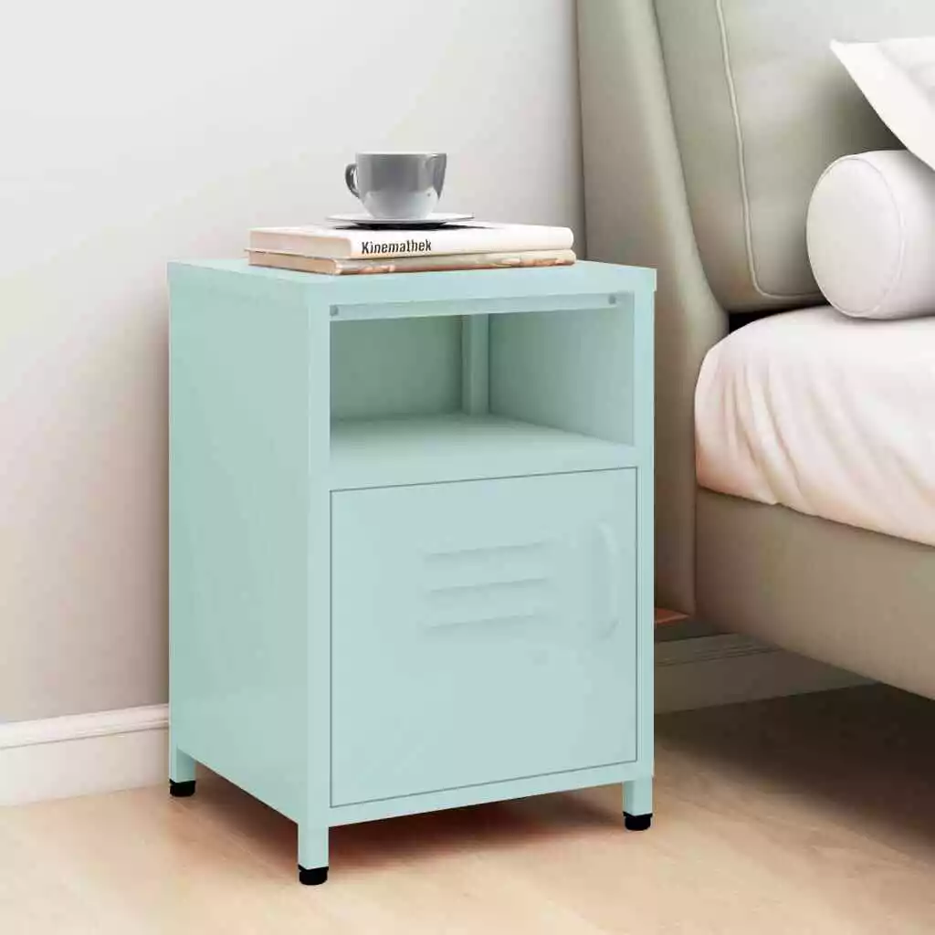 Steel nightstand deals