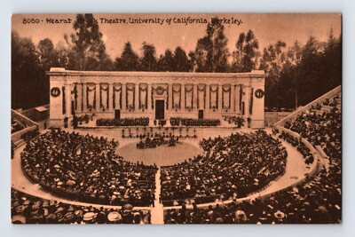 Postcard California Berkeley CA University Greek Theatre Sepia 1920s Unposted