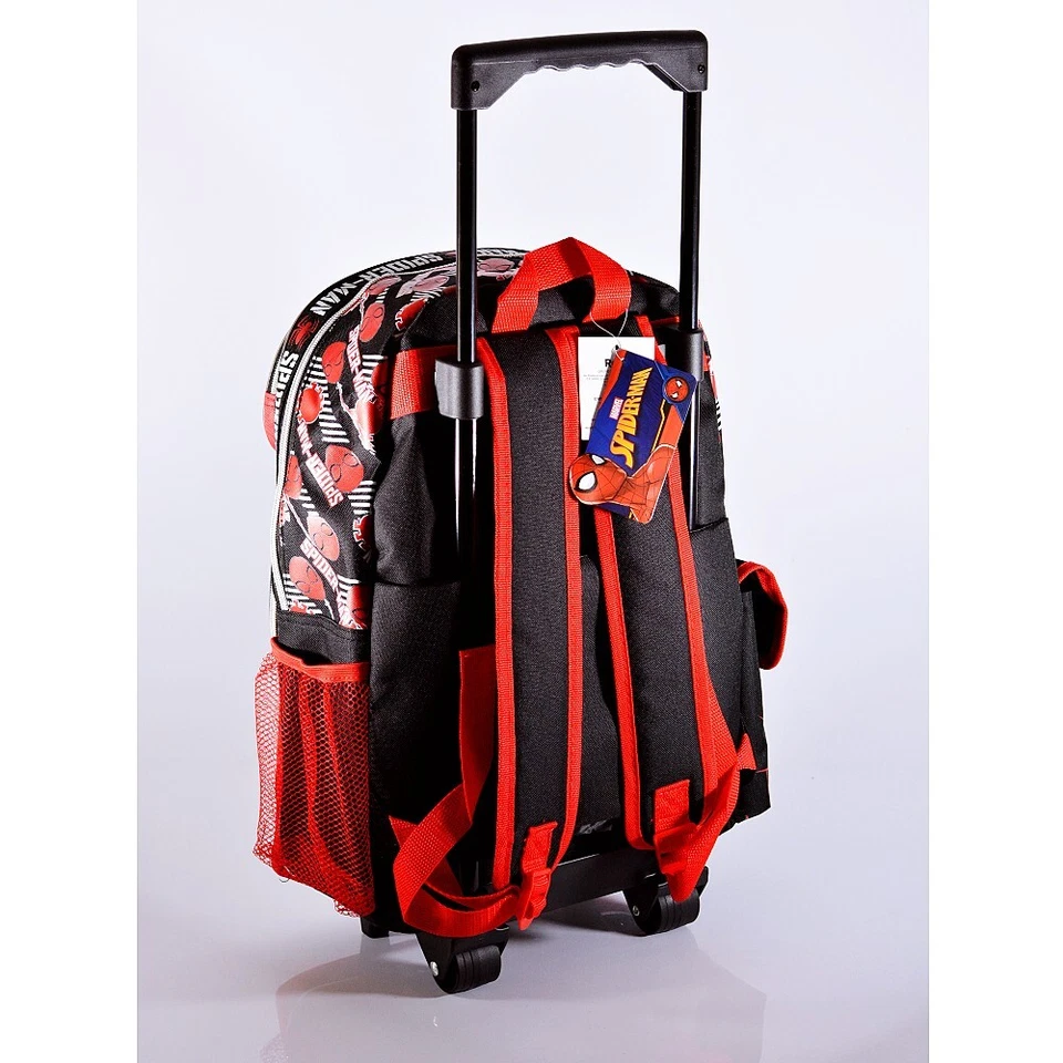 Marvel Spiderman 16" Large Rolling School Backpack for Kids, Spider-Man Book Bag - Image 3 of 4