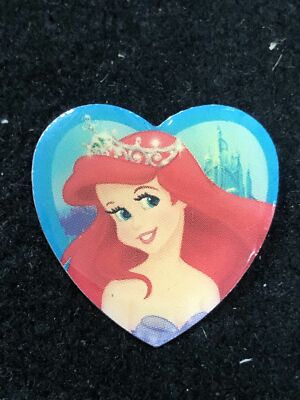 PIN DISNEY ARIEL THE LITTLE MERMAID HEART BUTTON