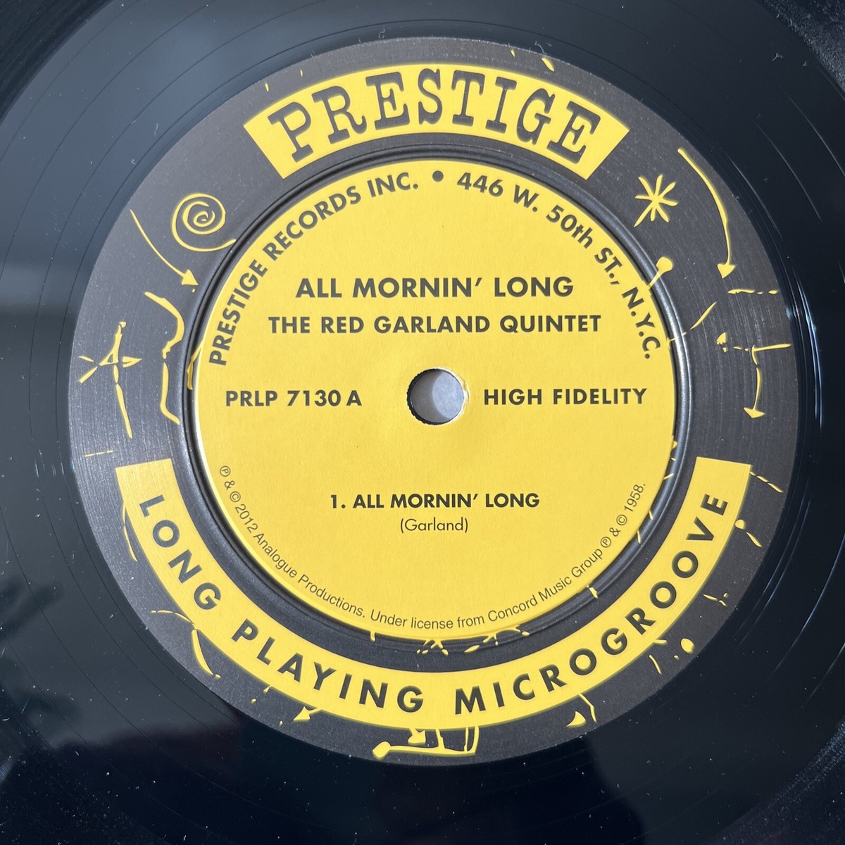 The Red Garland Quintet - All Mornin' Long - Analog Productions