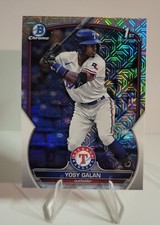 2023 Bowman Chrome Yosy Galan 1st Mojo Refractor Texas Rangers #BCP-221 RC