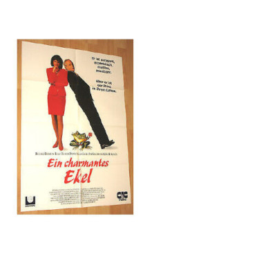 Once Around  Ein charmantes Ekel Promo German Vintage Poster / Film Poster