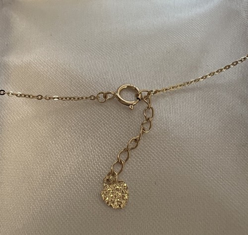 14K 3Tone 7 Days CZ Ring Necklace - 17+1" - Picture 7 of 8