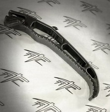 GREY 2" SHORT KICKSTAND ATC ENGRAVED DIAMOND CUT 99-20 SUZUKI HAYABUSA-DISPLAY