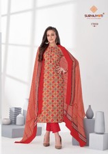 Summer Casual Wear Indian Style Plus Size Printed Salwar Kameez Plazzo Pant Suit