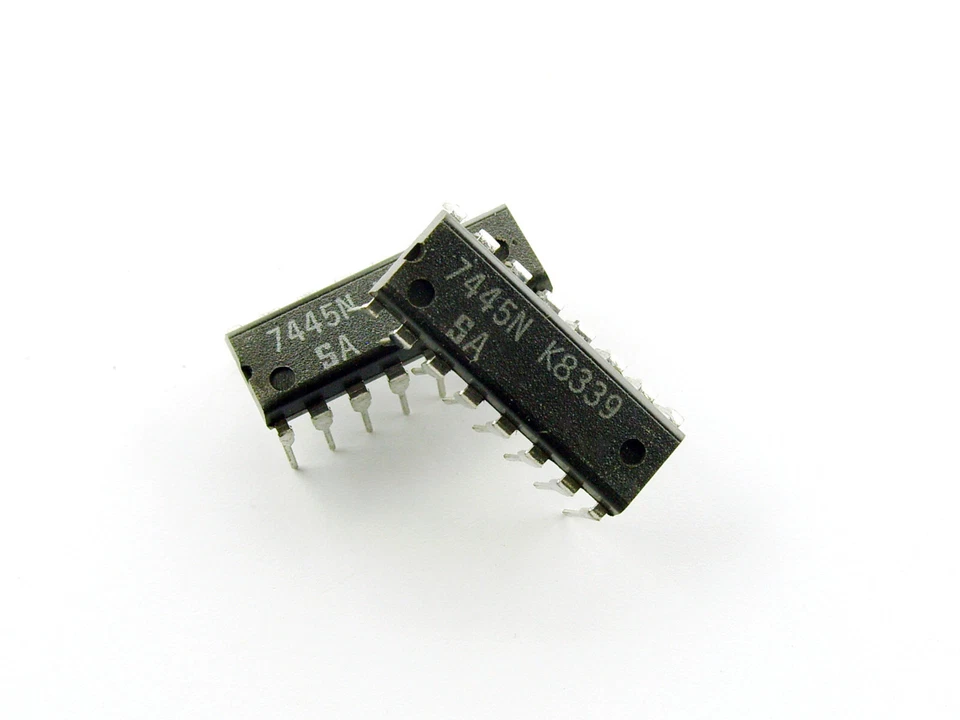 7445N [1pcs] BCD-to-Decimal Decoder IC; Signetics; DIP-16 (SN7445N) - Image 2 of 2