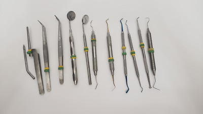 Professional Dental Oral Kit Scaler Probe Pick SET Mirror Dentist Tools Set 7