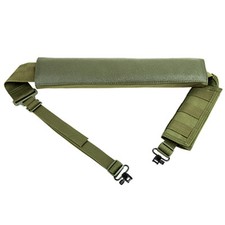 Green Sling With Shell Carrier + USA Made QD Swivels Fits BENELLI NOVA Shotgun