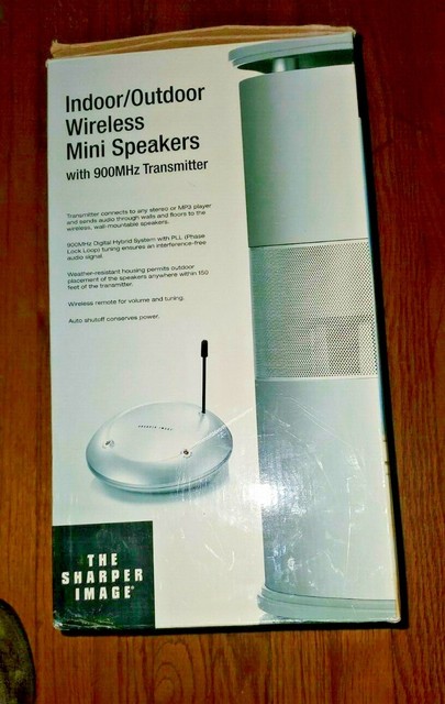 sharper image mini outdoor wireless speaker sbt 703