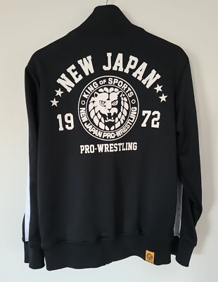 New Japan Pro Wrestling Track Jacket M NXT ROH AEW NJPW IMPACT