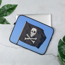 Pirate Flag Laptop Sleeve