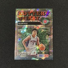 2020-21 Panini Contenders Optic Killian Hayes Lottery Ticket Red Cracked Ice #7