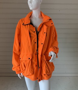 Remington Blaze Orange Hunting Jacket Thermore Removeable Hooded Coat Large L | eBay