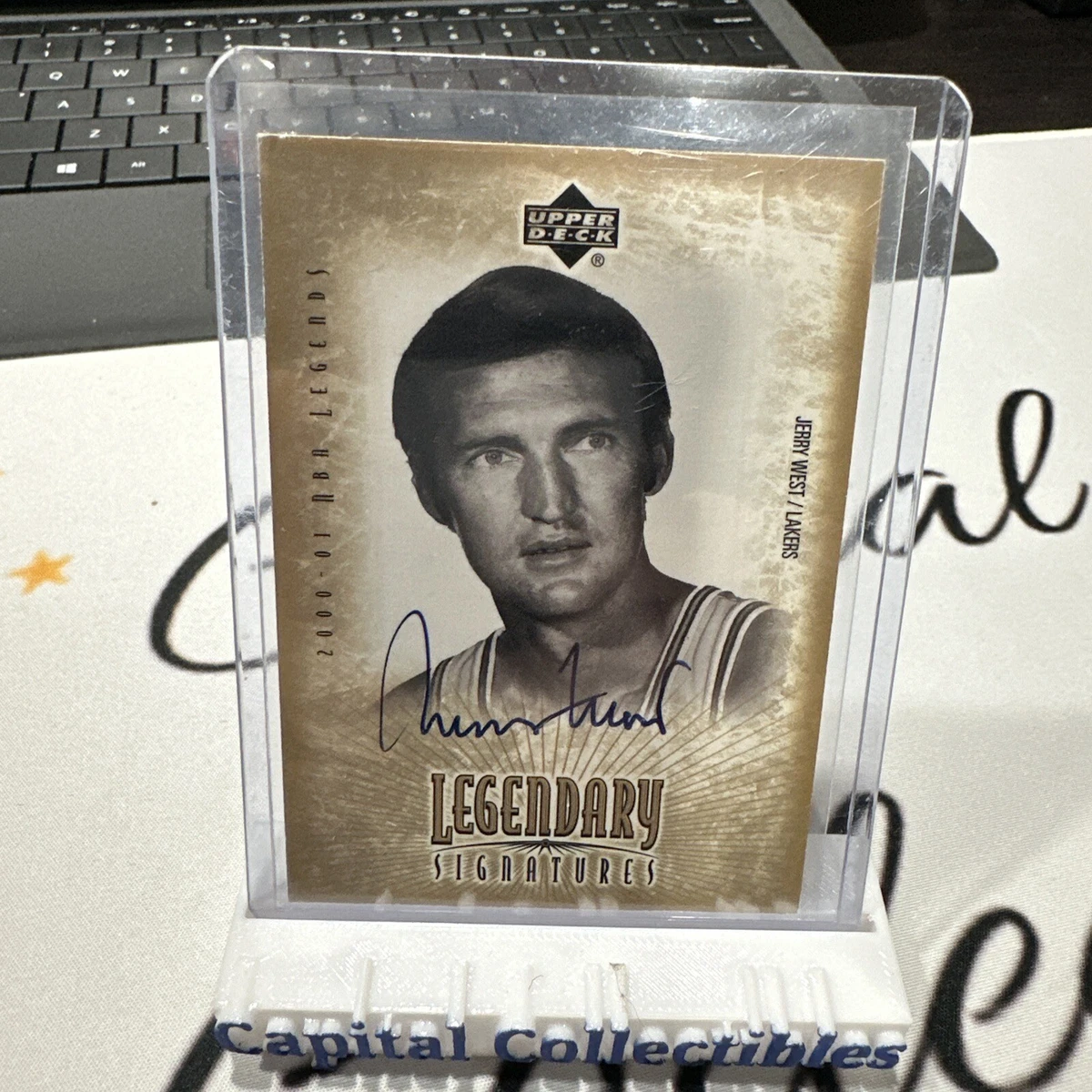 Upper Deck Jerry West Basketball Autographed Sports Trading Cards