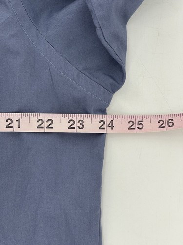 Van Heusen Wrinkle Free Button Shirt Mens Size 17 34-35 XL X Large Medium Blue - Picture 5 of 6