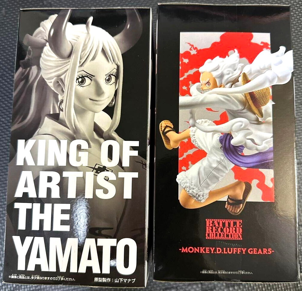 One Piece Luffy Gear 5 & Yamato Figure Battle Record Collection